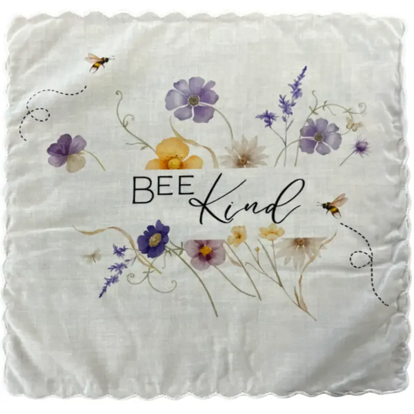 Hanky Girls' with Design Bee Kind.webp