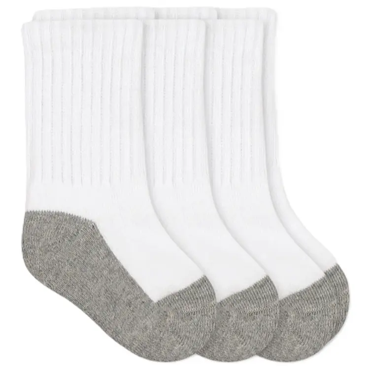 Weaver's Apparel Jefferies Crew Socks 31170/White/Grey