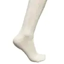 Weaver's Apparel Emily Wide Rib Knee Hi Sock 5900 WHITE 