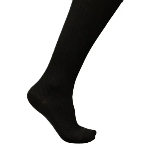 Weaver's Apparel Lizzie Ann Knee Hi Sock 5450 BLACK