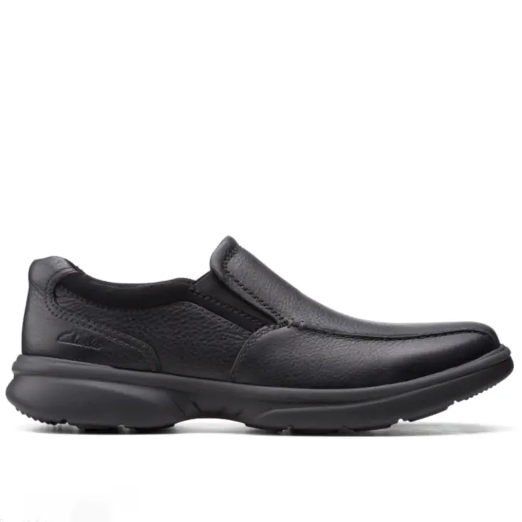 Clarks Bradley Step Black Tumbled Leather 53157 Men's Dress Shoe