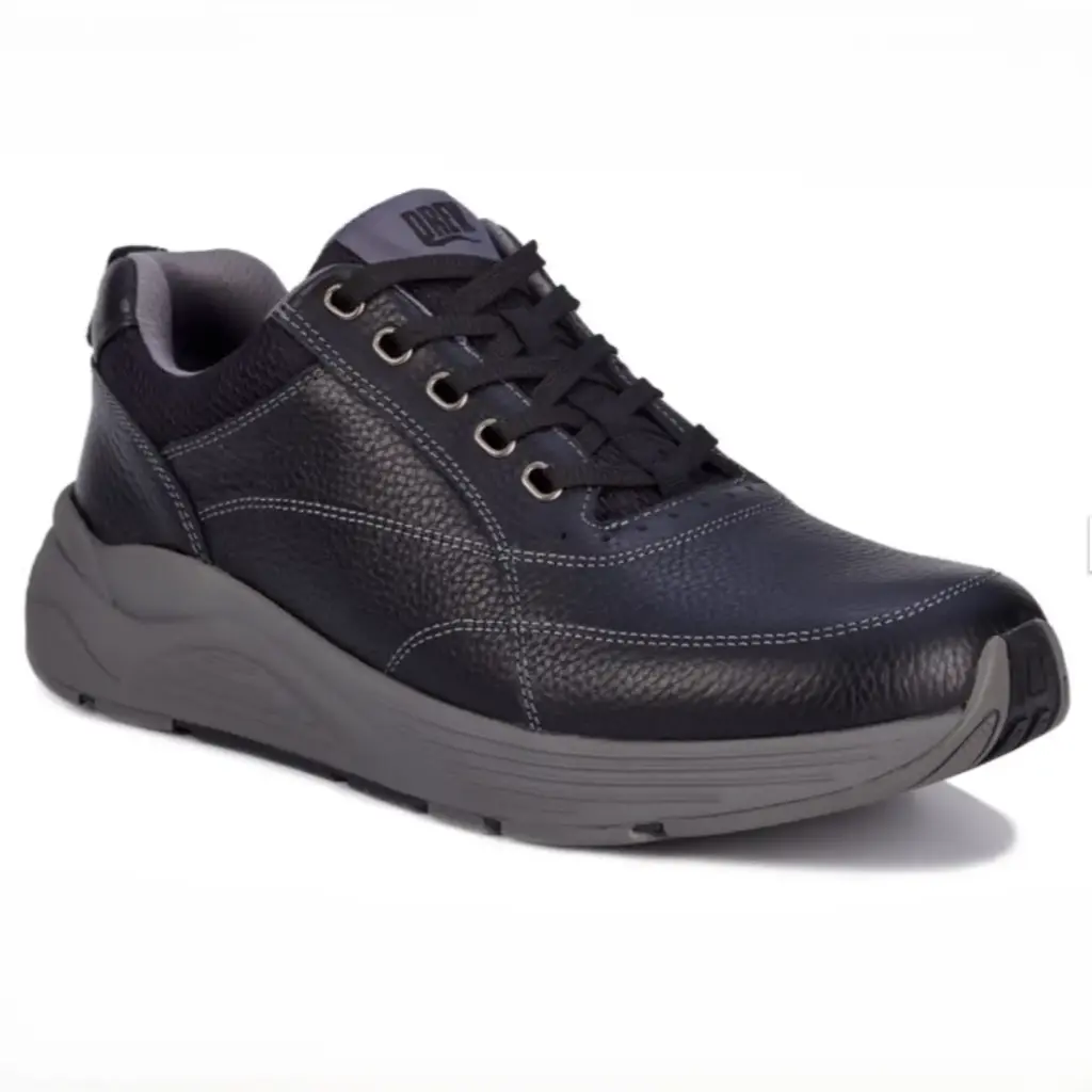 Drew Maker Black Pebbled Leather 40111-14 Men's Shoe