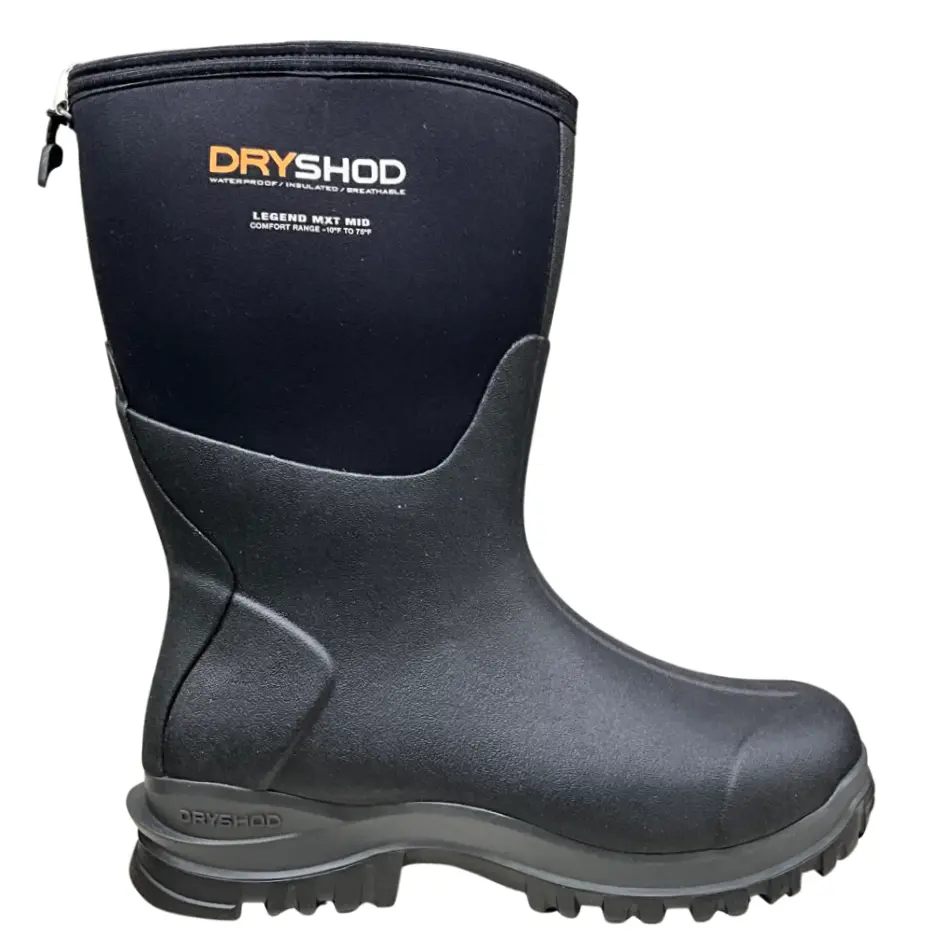 Dryshod Men's Legend MXT Mid  Black