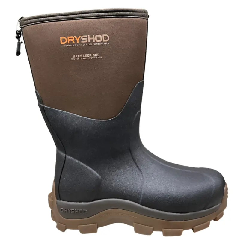 Dryshod Men's Haymaker Mid Brown