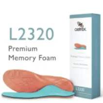 Aetrex L2320 Premium Memory Foam-men’s insole