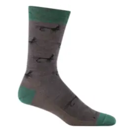 Darn Tough Men's McFly Crew Lightweight No Cushion Lifestyle Socks 1671 Taupe  Discontinued