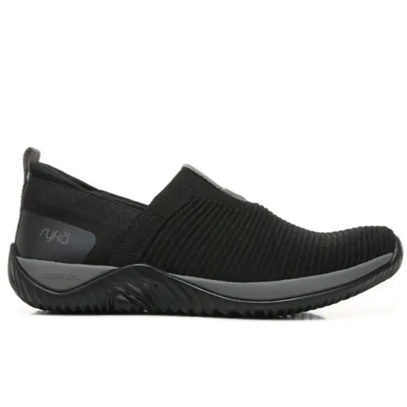 Ryka Echo Knit Slip on Sneaker H4907M5005 Black