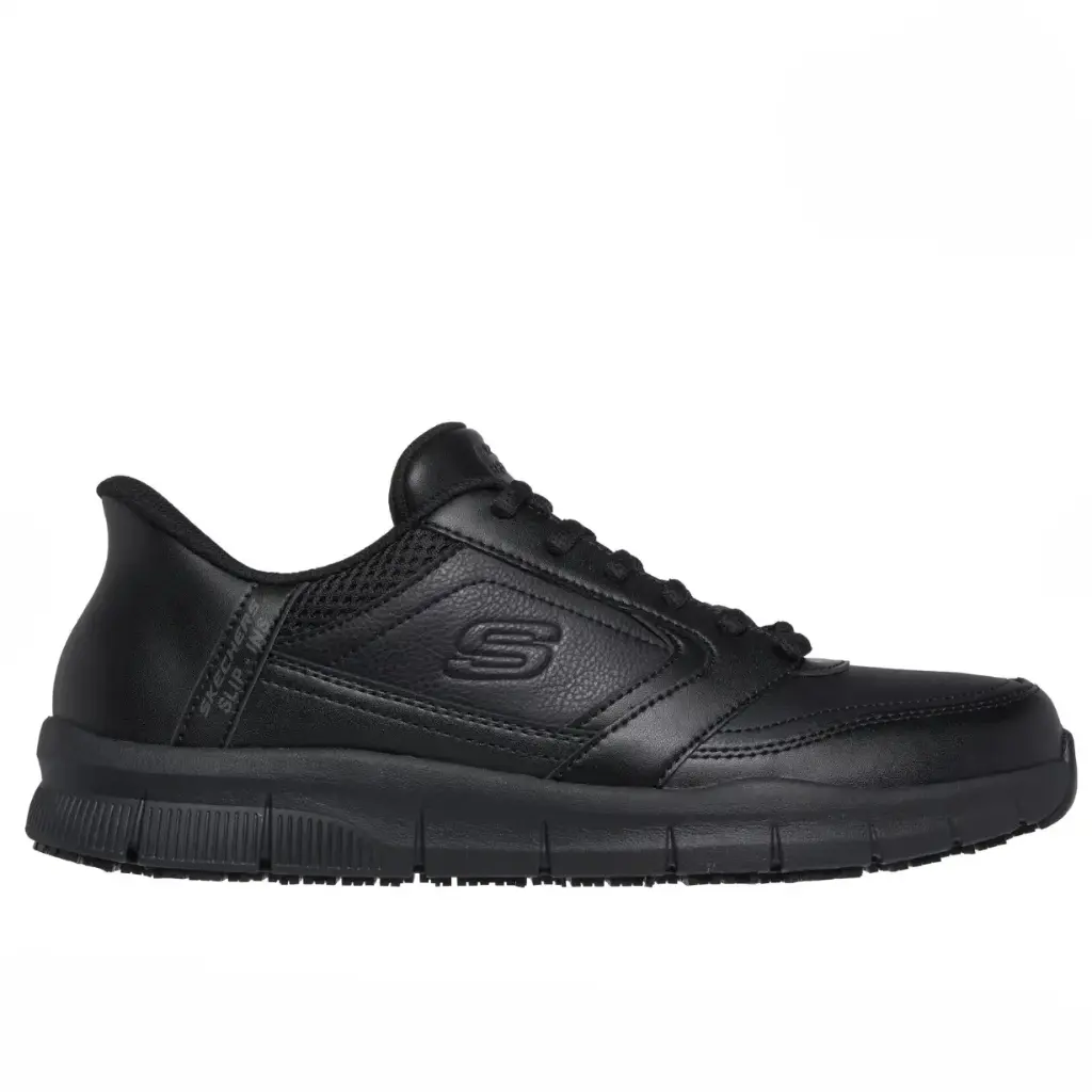 Skechers 200303/blk Men’s Work Shoe Discontinued
