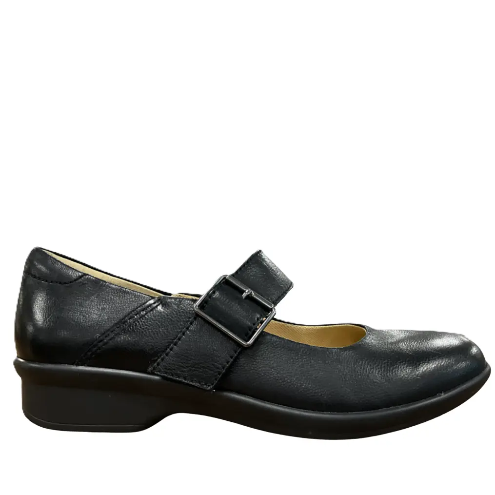 Dansko Collette Burnished Black Nubuck Women's Mary Jane Shoe