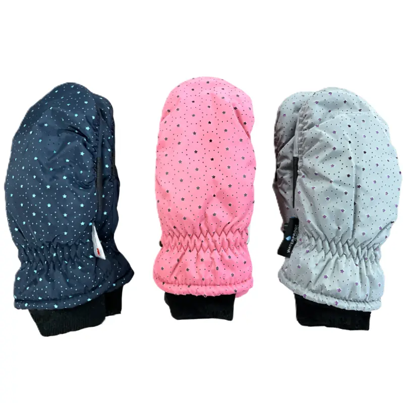 Weaver's Apparel Girl's Ski Mitten Assorted Colors WA-41702
