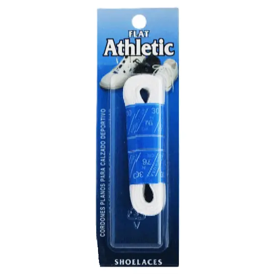 Sole Choice Flat Athletic Laces White L1008
