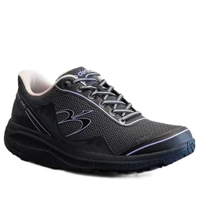 Gravity Defyer MightyWalk Slip on Black/Purple Women's TB9024FLPX