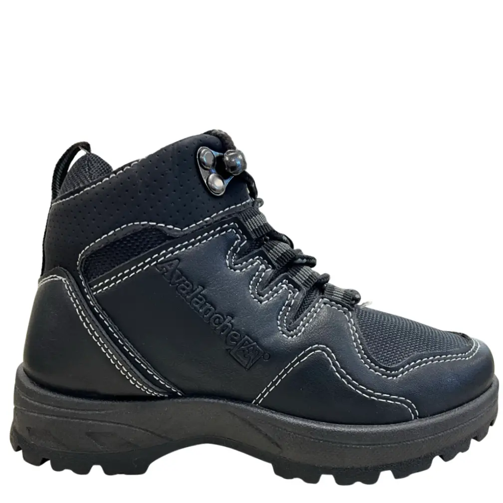 Avalanche 89401/BK Boys' Lace up Boot