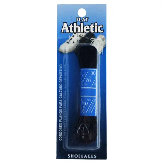 Sole Choice Flat Athletic Laces Black L1008