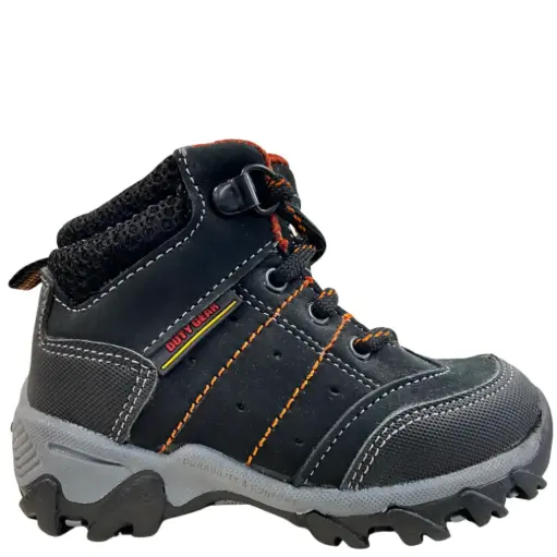 Simply Black Shoes Duty Gear 2502 Boys' Work Boot