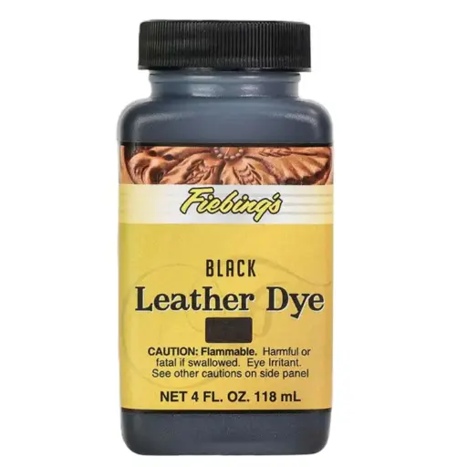 [FLDBLK] Fiebing's Leather Dye Black 4 oz