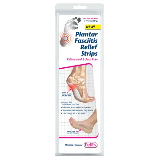 [P6060] Pedifix Plantar Fasciitis Relief Strips (7PK)