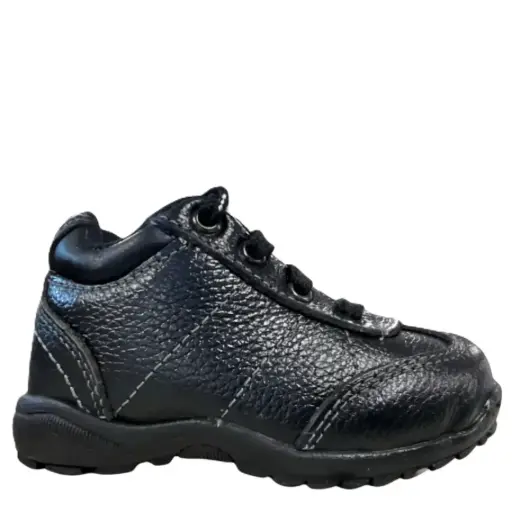Simply Black Shoes 2510 Boys' Lace up Sneaker