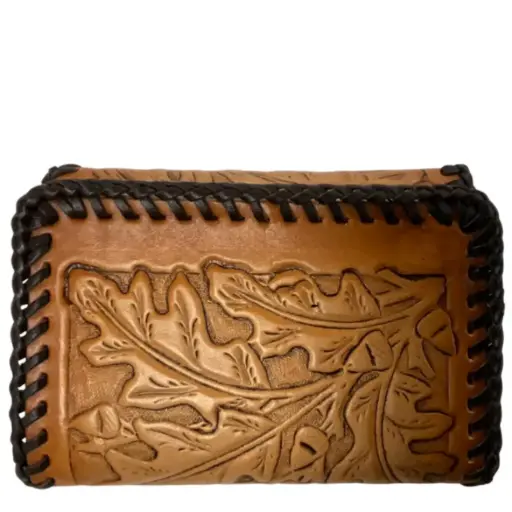 [WAL450-2] Brenneman's Laced Trifold Wallet 450-2