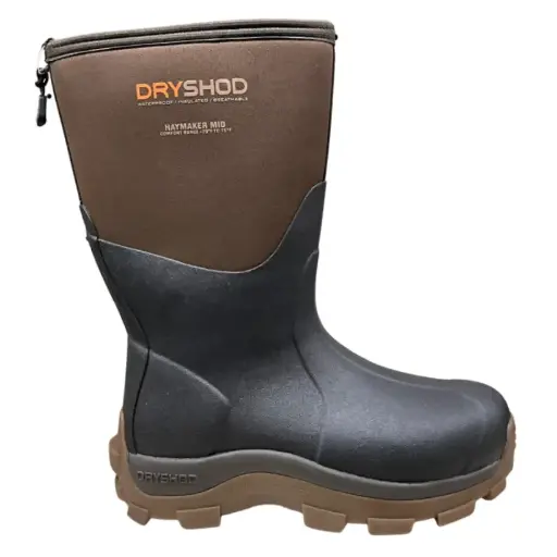 Dryshod Men's Haymaker Mid Brown