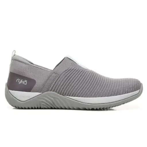 Ryka Echo Knit Slip on Sneaker H4907M5024 Grey