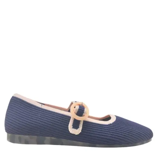Ros Hommerson Naomi Shoe Navy/Cream Knit 75179-47