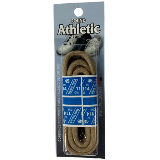 [L32029/beige-45"] Sole Choice Round Athletic Laces Beige 32029